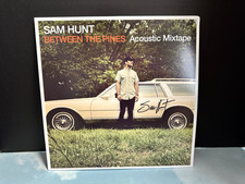 SAM HUNT Signed Between the Pines Acoustic Mixtape Green VINYL RECORD Autograph