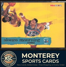 Alonzo Mourning 1995-96 Hoops #19 Charlotte Hornets