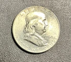 1960 Franklin Half Dollar AU 90% Silver