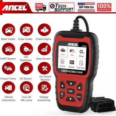 ANCEL AS500 Auto Code Reader OBD2 Scanner Car Diagnostic Scan Tool Check Engine