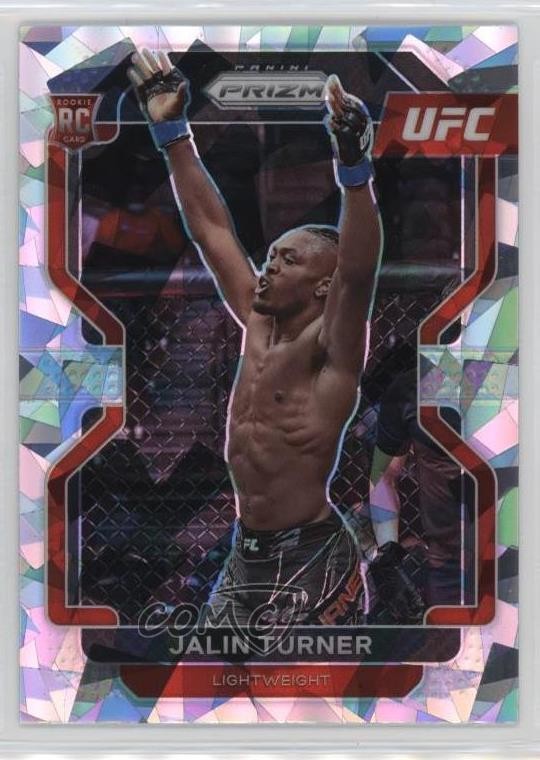 2022 Panini Prizm UFC Ice Prizm Jalin Turner #164 0w0e