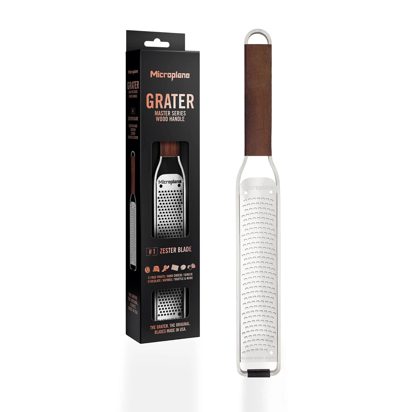 Microplane Zester Burr for Citrus Fruits, Hard Cheese, Ginger, Chocolate, Nutm
Opens in a new window