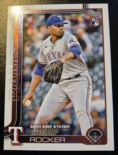 2025 Topps Update Series Baseball Kumar Rocker Rookie Debut #US264 Texas Rangers