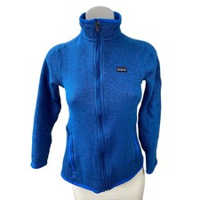 Patagonia Better Sweater Women's Blue Full Zip Long Sleeve Utility Jacket Size S
