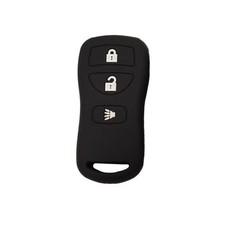 Key Fob Cover for Nissan Frontier: 3 Buttons Key Fob Case Fit for Nissan Black