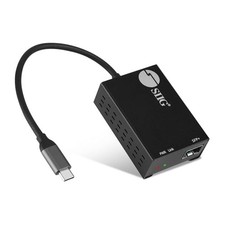 Siig JU-NE0D11-S1 USB-C TO SFP FIBER GIGABIT ETHERNET ADAPTER TAA COMPLIANT