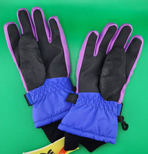 Girls' Ski Quilted Gloves - All in Motion in Blue color Size 4-7
