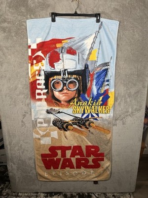 Star Wars Episode 1 The Phantom Menace Anakin Skywalker Pod Race Beach Towel