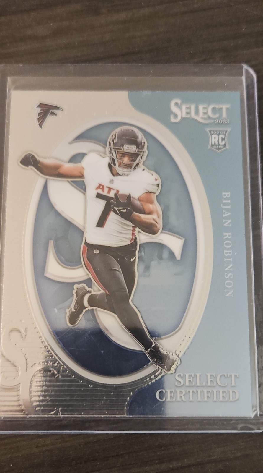 2023 Panini Select Certified Rookies Bijan Robinson #CRO-BRO Silver Prizm (RC)