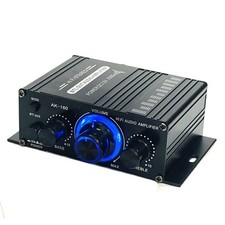 AK-160 Bluetooth 5.0 Hi-Fi Power Amplifier 12V 2 Channel Stereo Digital Audio