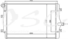 OSC Automotive Radiator 2822