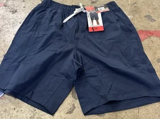 NEW MENS MEDIUM BLUE KIRKLAND SIGNATURE LOUNGE SWEAT SHORTS DRAWSTRING POCKETS