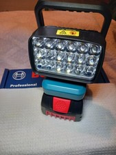LED Portable 18v Light For Bosch Professional Batteries With USB Outputs