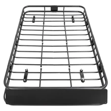 64" 500LBS Extension Roof Rack Top Basket Luggage Carrier Adjustable Universal