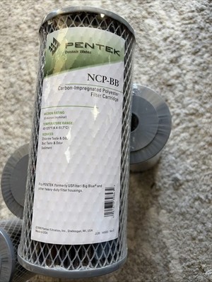 Pentek Water Filter Cartridge NCP-BB Carbin-Impregnated Polyester Made USA