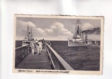 (F8677) Postcard, Baltic Sea resort Dahme - - Steamer sails towards the old...