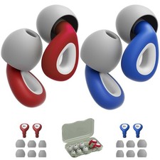 Ear Plugs for Concerts 2 Pair, High Fidelity Noise Cancelling Ear Plugs for S...