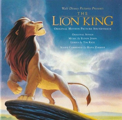 LION KING- Disney Movie Soundtrack CD Cleaned Buffed Polished Clean Case