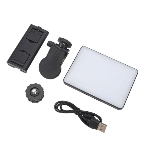 Webcam Light 3 Color Temperature Stepless Dimming 3000K To 9900K Type C Charg FY - Afbeelding 6 van 23