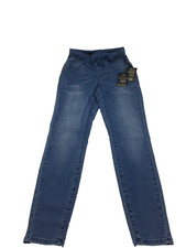 DG2 By Diane Gilman Shaper Flex Stretch Denim Pull On Pant Indigo SZ XXS