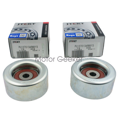 2 pcs 1660431020 OEM JTEKT Idler Pulley for Toyota Tacoma 4Runner FJ Cruiser 4.0