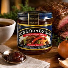 Better Than Bouillon Reduced Sodium Roasted Beef Base 8 oz - Pack of 6