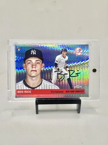 2025 Topps Chrome Platinum Ben Rice RC Prism Refractor NY Yankees ⚾️🔥