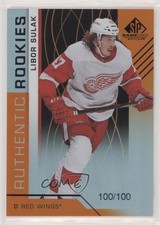 2018 SP Game Used Authentic Rookies Orange Rainbow 100/100 Libor Sulak #154 i9y