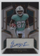 2022 Panini Select Rookie Signatures Silver Prizm /199 Erik Ezukanma Auto 10k8