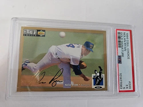 1994 Collectors Choice Gold Signature Nolan Ryan #249 PSA 5