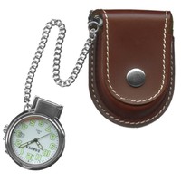 Dakota Leather Pouch Pocket Watch W/ Magnifying Lens 3846-2 on sale Dakota Leather Pouch Pocket Watch W/ Magnifying Lens 3846-2 on sale