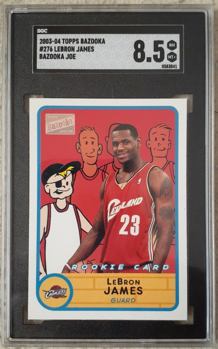 03-04 Bazooka レブロン・ジェームズ 276 2003-04 Lebron James Topps Bazooka #276 SGC 8.5 Rookie