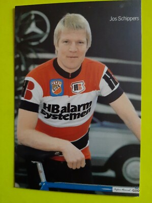 CYCLING cycling card JOS SCHIPPERS team HB ALARMSYSTEMEN 1979