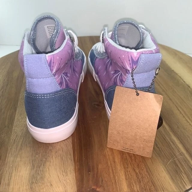 NUEVAS Tenis Ground Up Disney Frozen-Anna/Elsa Hi Top Niña Grande Talla 3 Foto 4 de 4