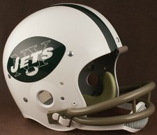 NEW YORK JETS 1965-1977 NFL Riddell TK Suspension Football Helmet