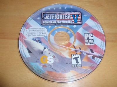 Jetfighter V Homeland Protector PC CD-ROM 2004 Global Star for Windows 98/Me/XP