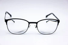 Ottoto Canton Black Browline Eyeglasses Frames 35-001746 52-20-145