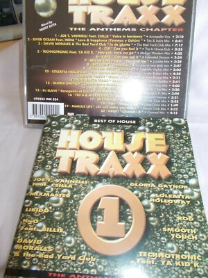 HOUSE TRAXX 1 - FRENCH 20 TRK V/A  CD - VERY CLEAN -DAVID MORALES-DJ SLAVE-DANCE