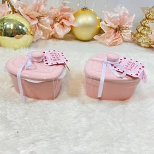 The Bake Shop Pink Valentine Heart Shaped Mini Casserole Baking Dish Set of 2