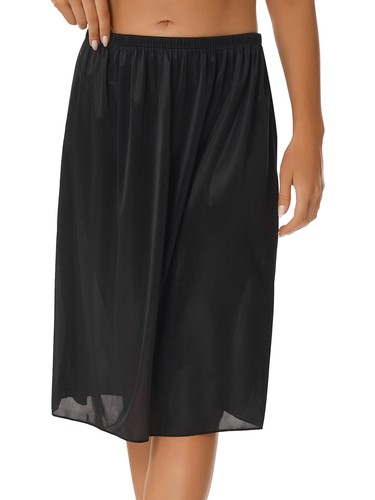 Damen Mädchen Unterkleid Kurz Lang Unterrock Elastisch Halbrock Jupon Underskirt - Bild 122 von 208