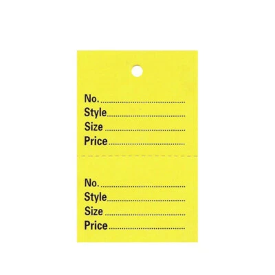 THESFS LIMITED 1000 Unstrung Perforated Stock Ticket-P