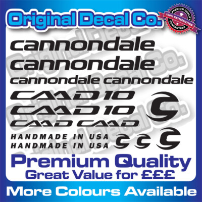 cannondale frame stickers