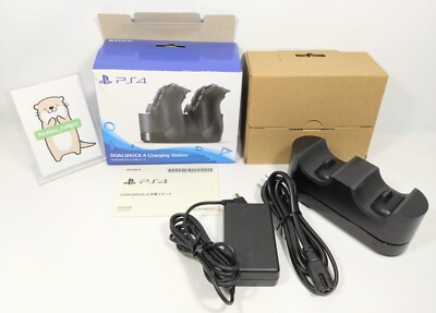 Sony Official DUALSHOCK4 CUH-ZDC1J Charging Dock station w/Box Damaged PS4 0326K