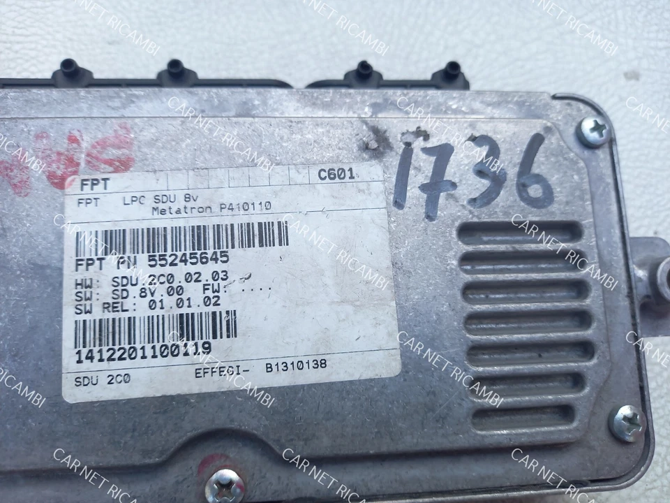 55245645 METATRON P410110 CENTRALINA MOTORE GPL LPG SDU 8V FIAT PANDA PUNTO EVO — 第 2/4 张图片