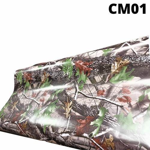 CAMOUFLAGE CAR VINYL WRAP FILM ROLL DECAL STICKER AIR RELEASE BLACK GLOSS MATTE - Picture 12 of 28