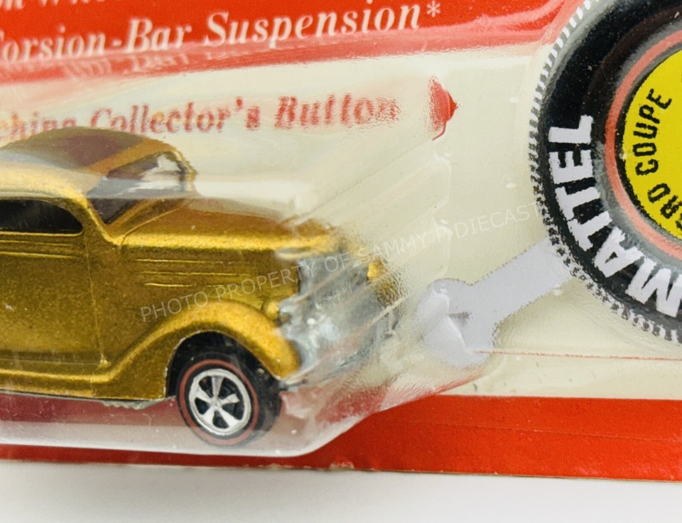 Vintage Hot Wheels Redline 1969 US Classic 36' Ford Coupe Restored In - Foto 13
