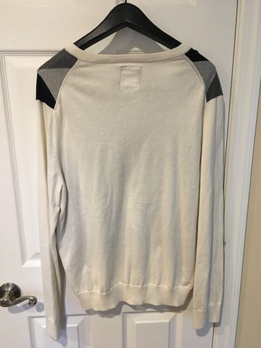Neu Express Herren V-Ausschnitt Argyle Pullover XL neu mit Etikett Einzelhandel $ 69,50 - Bild 4 von 6