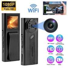 1080P HD WiFi Camera Video Recorder DVR Security Cam Mini Body Police Camcorder