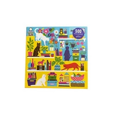 Curious Cats 500 Piece Puzzle By Galison