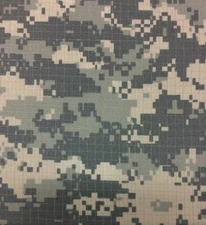 ACU ARMY DIGITAL NYLON COTTON MILITARY NY/CO RIPSTOP CAMOUFLAGE CAMO FABRIC 60"W